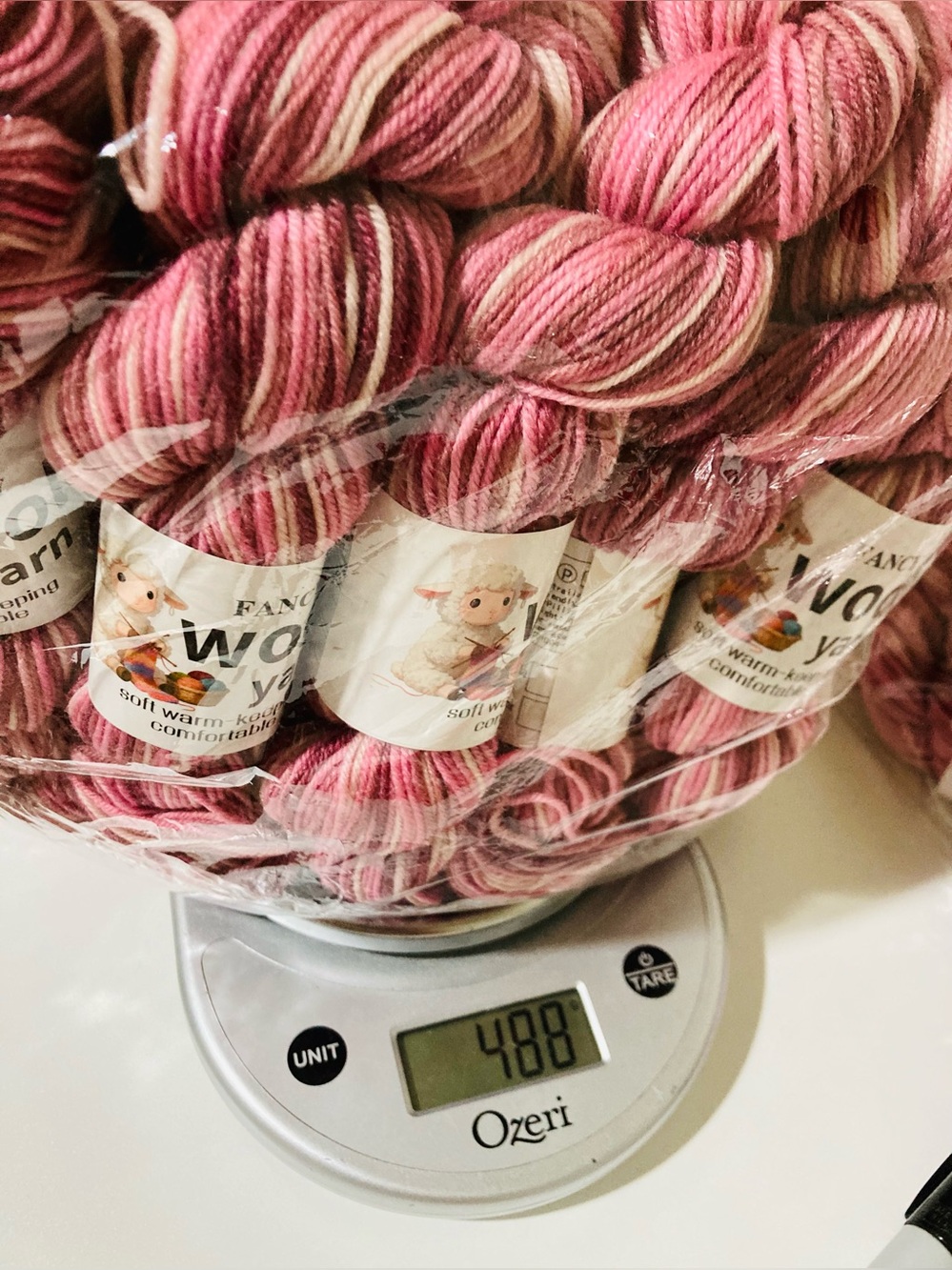 10NWT Fancy Wool Yarn 480+g 85% Australian Wool 10% Camel 🐪 5% Anti-Pilling Fibe
